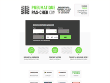 Tablet Screenshot of pneumatique-pas-cher.com